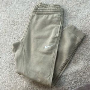 Nike Fleece Joggers.  NEW without tags.  Khaki.